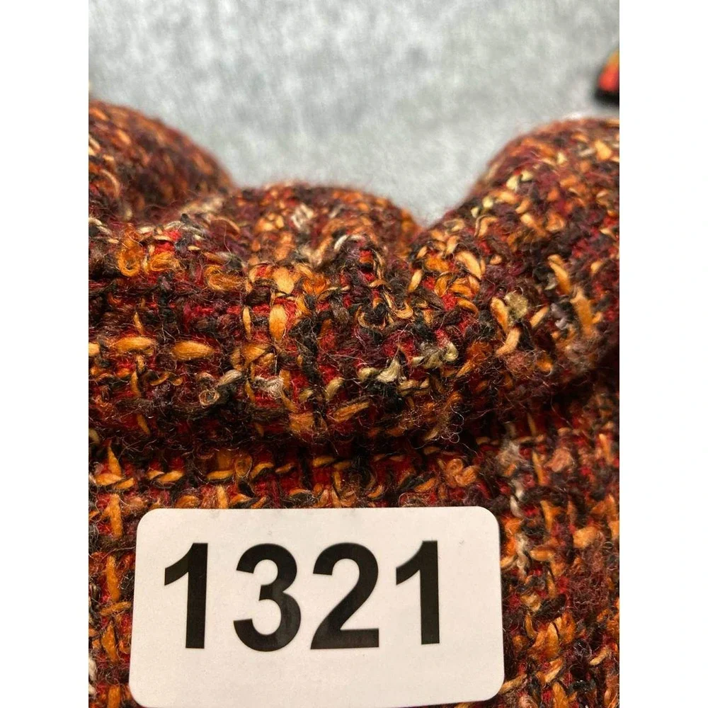 San‎ Diego Hat Co Newsboy Cap Women Medium Red Wool Blend Tweed Cabbie Hat
